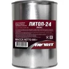 Смазка техническая Favorit Литол-24 Люкс Metal / 98997 (800г)