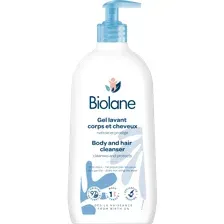 Гель для мытья тела и волос Biolane 750 мл