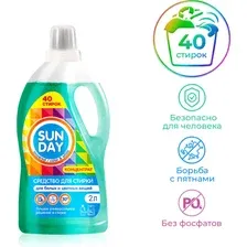 Гель для стирки Sunday универсальный, 2 л