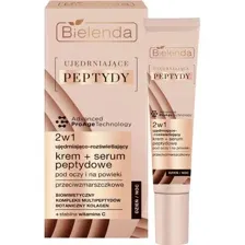 Крем для век Bielenda Firming Peptides 2в1, подтягивающий крем + пептидная сыворотка, 15 мл