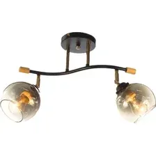 Спот Aitin Pro НПБ 02-2x60-101 XA1588B/2 (черный/золото)
