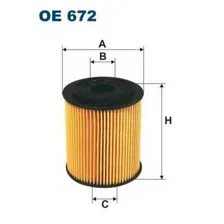 Масляный фильтр Filtron OE672