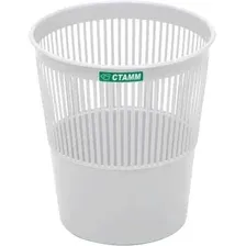 Корзина для бумаг Стамм КР22 (серый)