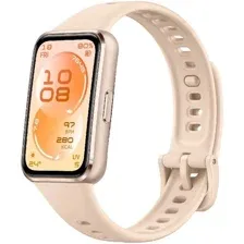 Фитнес-браслет Huawei Band 11 (бежевый алюминиевый корпус, с бежевым силиконовым ремешком, международная версия)