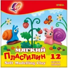 Пластилин восковой ЛУЧ Кроха / 23С 1484-08 (12цв)