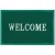 Придверный коврик ComeForte Welcome 60x90 (зеленый)