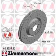 Тормозной диск Zimmermann 100335752