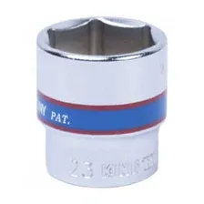 Головка торцевая шестигранная 3/8" 23 мм KING TONY 333523M