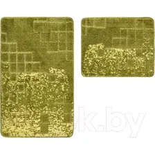 Набор ковриков для ванной и туалета Shahintex Vintage SH V001 60x100/60x50 / 455993 (зеленый 52)