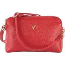 Женская сумка Poshete 886-5009-RED (красный)