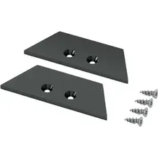 Заглушка для профиля Elektrostandard ZL-2-ALP022 (1 пара, черный)