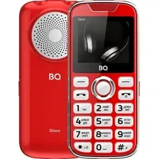 Кнопочный телефон BQ BQ-2005 Disco (красный)