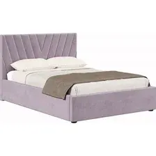 Кровать Хочу Домой Палермо с ПМ 140x200 (лаванда велюр 108)