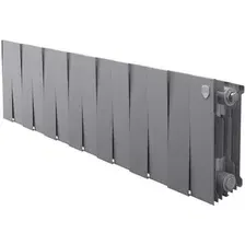 Биметаллический радиатор Royal Thermo PianoForte 200 Silver Satin (14 секций)