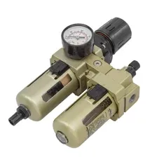 RockFORCE - Блок подготовки воздуха 1/4(фильтр-регуляторлубрикатор)(10Мк, 1700 л/мин, 0-10bar,раб. температура 5-60) / RF-AC3010-02