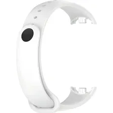 Силиконовый ремешок Rumi Metalfix для Xiaomi Smart Band 8 / 9 (светло-серый)