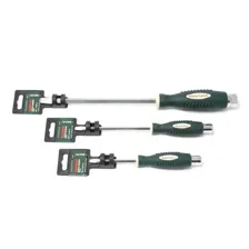 RockFORCE - Отвертка шлицевая силовая магнитная "Profi" S2 SL5.5х125мм / RF-70255125