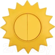 Выключатель Kranz Happy Солнце KR-78-0618 (желтый)