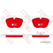 Тормозные колодки TRW GDB1726DTE