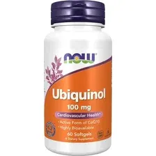 БАД Now Foods Ubiquinol 100 мг (60 капсул)