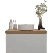 ЗОВ Тумба с умывальником Кито K70LW0MWMC-HPL38T9514A (туя)