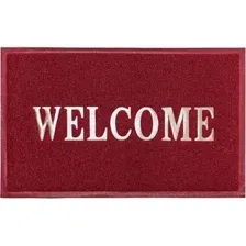 Придверный коврик ComeForte Welcome 50x80 (бордовый)