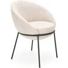 Стул HALMAR K482 бежевый/черный