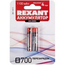 Аккумулятор AAA Ni-MH REXANT 1,2 V [1100 мА·ч] (30-1411)