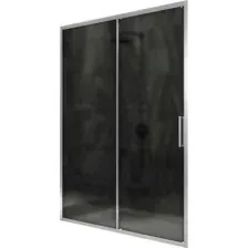 Душевая дверь MaybahGlass 195x120 MGD-1288-5 (графит матовый стекло/хром матовый)