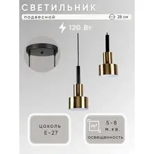 Подвесная люстра Aitin Pro НСБ 01-2х60-101 D1091/2 (черный)