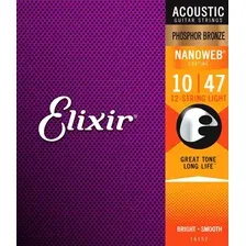 Струны для гитары Elixir Strings 16152 10-47