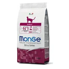 Корм Monge Cat Indoor для кошек 10 кг