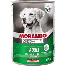 Консервированный корм для собак Morando Professional Adult паштет с телятиной 400 г