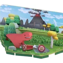 Игрушка-конструктор Halftoys Dino Ти-Рекс с диорамой HD002