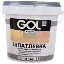 Шпатлевка GOL Expert интерьерная (4.5 кг)
