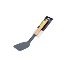 Лопатка кухонная пластмассовая с деревянной ручкой 8х32 см Fresca 6868041