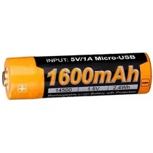 Аккумулятор Fenix 14500 1600mAh ARB-L14-1600U 1шт