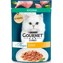 Пресервы Gourmet Перл кролик соус 75 г