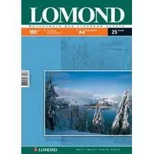 Фотобумага Lomond Матовая A4 180 г/кв.м. 25 л (0102037)