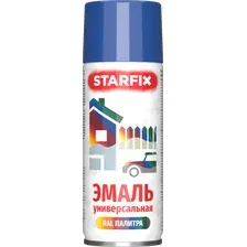 Краска-эмаль аэроз. универсальная синий STARFIX 520мл (5010)