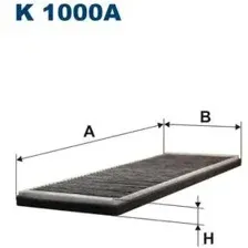 Салонный фильтр Filtron K1000A
