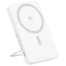 Портативное зарядное устройство Baseus PicoGo Qi2 Magnetic PPPG-0520S / P10076800213-01 (лунный белый)