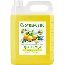 Средство для мытья посуды Synergetic Биоразлагаемое. Лимон и мята (5л)
