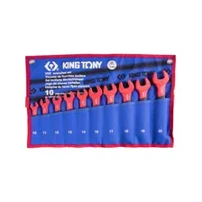 Набор ключей рожковых диэлектрических 10-22 мм 10 предметов KING TONY