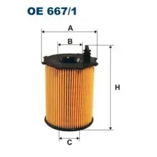 Масляный фильтр Filtron OE6671