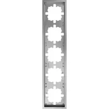 Рамка Lezard Zima 704-7400-150 (серый матовый)