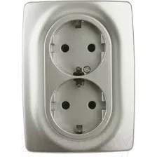 Розетка ЭРА Schuko 12-2106-15 / Б0031237 (перламутр)