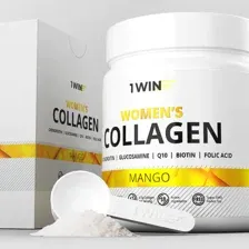 1WIN/Коллаген комплекс для женщин с 18 активными ингредиентами, вкус МАНГО180г