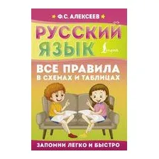 Русский язык. Все правила в схемах и таблицах