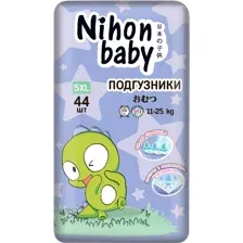 Подгузники детские Nihon Baby Junior 5XL 11-25кг (44шт)